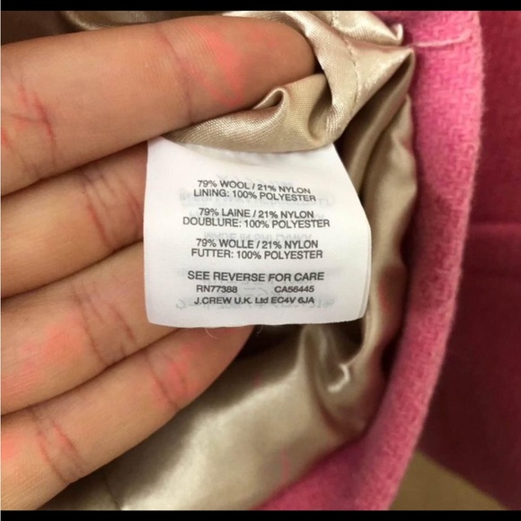 J Crew Pink Peacoat - Picture 4 of 4